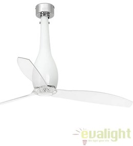 Ventilator cu telecomanda ETERFAN alb lucios/ transparent 32000
