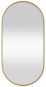 Oglinda de perete, auriu, 20x40 cm, ovala 1, Auriu, 20 x 40 cm