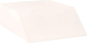 vidaXL Pillow pentru Picioare Simplu Alb 63 x 52 x 19,5 cm Spumă PU