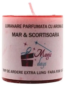 Lumânare parfumată Magic Days măr &amp; scorțișoară 5cm