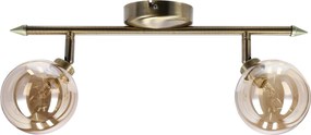 Candellux Rodia lampă de tavan 2x40 W patină 92-16539