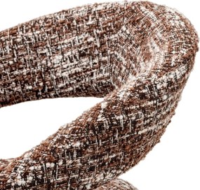 Scaun design elegant LUX Bravo, boucle sonata red