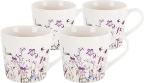 Orion Set of 4 porcelain mugs LOUKA 430 ml