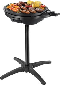 Grătar electric George Foreman 22460-56, 2400 W, 44,5 cm, 15 porții, 5 niveluri de temperatură, strat antiaderent, negru