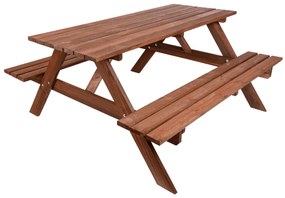 Set de grădină din lemn PIKNIK FSC
