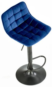 Scaun tip bar Hertha (albastru închis). 1039570