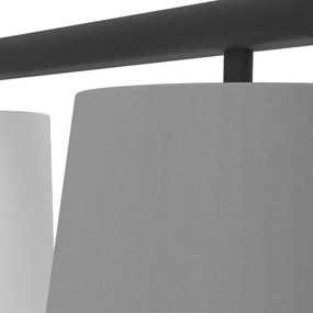 Lustră pe cablu Eglo 55207 ALMEIDA 3xE14/25W/230V gri