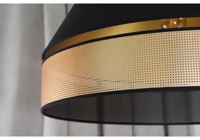 Lustră pe cablu COPPER Duolla SHINY 1xE27/15W/230V d. 60 cm negru/cupru