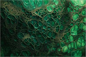 Tablou - Imagine microscopică verde (90x60 cm)