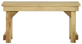 Banca de gradina, 90 cm, lemn de pin tratat