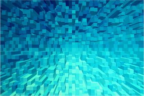 Tabloul - cuburi abstracte (90x60 cm)