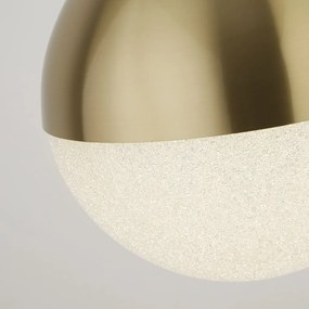Lustra, Pendul LED Marbles alama satinata