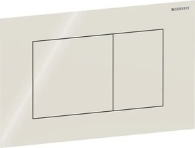 Clapeta actionare dubla rezervor wc, sticla gri-nisip, Geberit Sigma40 Gri nisip