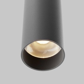 Pendul LED iluminat design tehnic FOCUS D-5,2cm negru