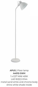 Lampadar, Lampa de podea APUS alb