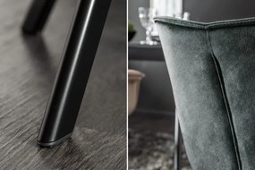 Scaun pivotant The Dutch Comfort, catifea verde inchis