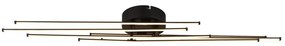 Plafoniera LED metal negru mat LAWSON