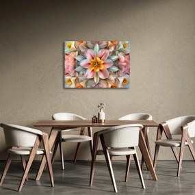 Tablou - Floare caleidoscopică (70x50 cm)