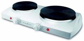 Plită electrică dublă Nedis KAEP251EWT2 15,5 cm și 18,5 cm 2300W/230V