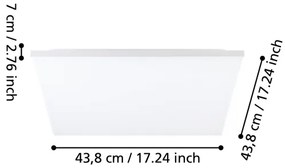 Plafonieră LED TURCONA LED/20W/230V Eglo 99844