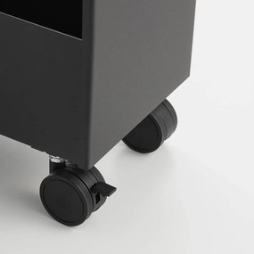 Etajeră de baie negru-mat din oțel 48x80,5 cm Tower – YAMAZAKI