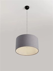 Lustra suspendata cu abajur gri SYRIN