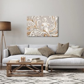 Tablou - Imagine a zeiței într-un fundal ornamental (90x60 cm)
