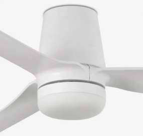Ventilator LED dimabil de tavan FARO 33832WT-1TW MINI PUNT TUB S 10W/230V alb d. 90 cm WT + telecomandă