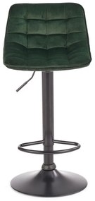 Scaun de bar Kinsley, verde/negru