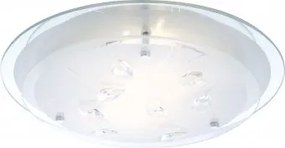 Plafoniera moderna cristal 2 becuri E27 Brenda 40409-2 Globo