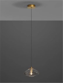Pendul modern design decorativ KING auriu D-16cm