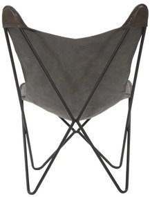 Scaun pentru camping gri din metal si textil, 74x71x103, Montana Mauro Ferretti