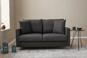 Canapea două locuri Edasich (antracit). 1087922
