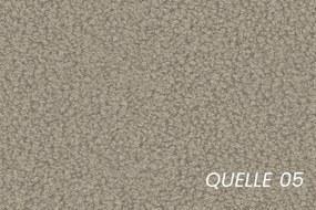 Pat tapițat Aura 180x200 cu spațiu depozitare - bouclé bej Quelle 05