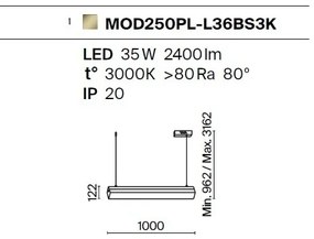 Lustra LED suspendata design decorativ Petra