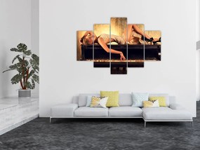 Tablou - Femeia și pian (150x105 cm)