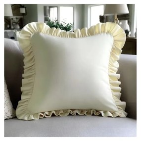 Față de pernă din amestec de bumbac 40x40 cm Ruffled – Mila Home