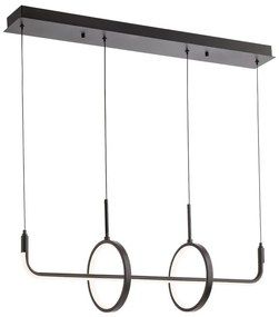 Redo 01-2705 - Lustru pe cablu OLIMP LED/40W/230V 3000/4000/6500K, negru