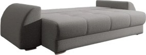 Canapea extensibilă dumonde cu ladă de depozitare si sezut confortabil din spuma high-density, Verona New Grey 260x100 cm