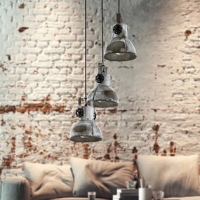 Eglo 49647 - Lustră pe cablu BARNSTAPLE 3xE27/40W/230V