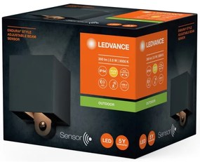 Aplică LED de exterior cu senzor Ledvance ENDURA STYLE LED/2,5W/5V IP54