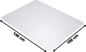 Covoras din plastic transparent sub scaun 100 x 140 cm