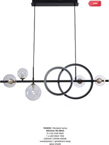 Lustra moderna suspendata LED CCT TAREMI