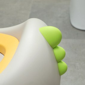 AIYAPLAY 3-în-1 Oliță pentru copii, scaun detașabil, tapițerie din piele ecologică, până la 50 kg, 6 luni până la 6 ani, Gri | Aosom Romania