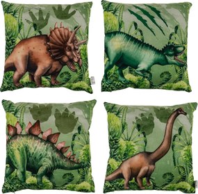 Perna decorativa STEGOSAURUS 40x40 cm, verde