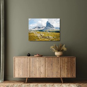 Tablou pe sticlă - Dolomite italiene (70x50 cm)