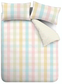 Lenjerie de pat pentru pat dublu 200x200 cm Spring Check – Catherine Lansfield