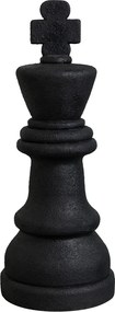 Decorațiune rege de șah din rășină, H56 cm
