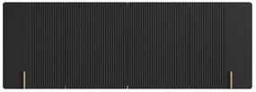Comodă Malmi 200 cm suspendată - negru mat / auriu