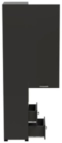 Dulap soldat Toscana Pako World Antracit 50x42x222.5 cm